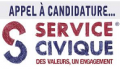 Bandeau d'appel à la candidature pour un service civique